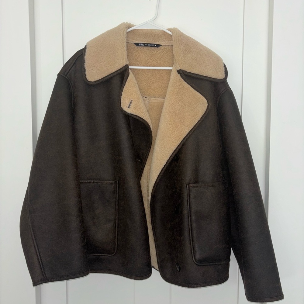 Zara double faced jacket